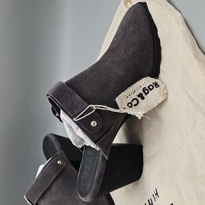 Rag & Co Grey mules Slip On Women 9 Grey Tarrah